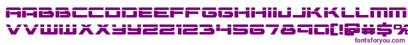 Vorpalbold Font – Purple Fonts on White Background