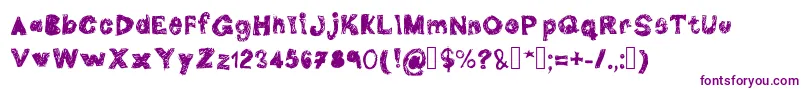 DoubleG Font – Purple Fonts
