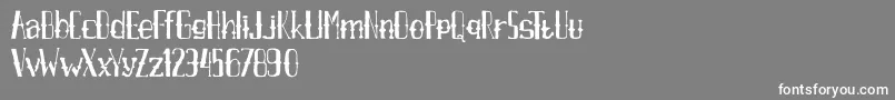 AxrAirpenafreeversion Font – White Fonts on Gray Background