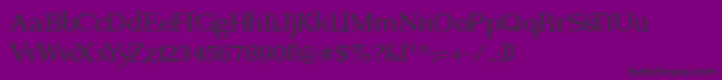 Imprimerie Font – Black Fonts on Purple Background