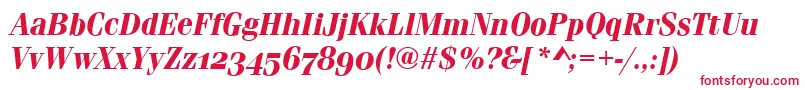 FerraraOsfBolditalic Font – Red Fonts