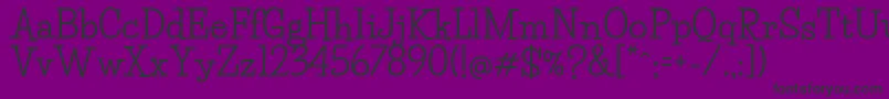 LifesaversBold Font – Black Fonts on Purple Background