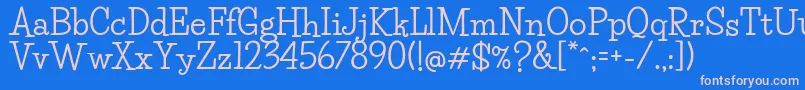 LifesaversBold Font – Pink Fonts on Blue Background