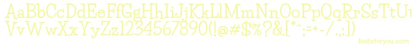 LifesaversBold Font – Yellow Fonts on White Background