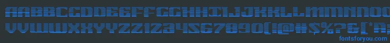 More about 21gunsalutegrad Font 21gunsalutegrad Font – Blue Fonts on Black Background