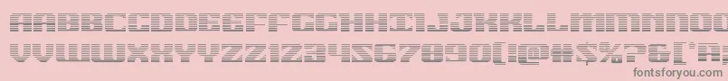 21gunsalutegrad Font – Gray Fonts on Pink Background