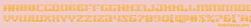 21gunsalutegrad Font – Orange Fonts on Pink Background