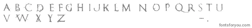 Шрифт RomanumEst – серые шрифты на белом фоне