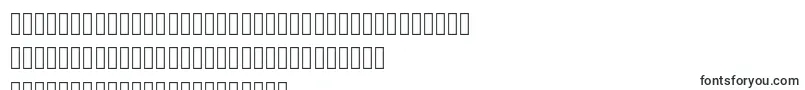フォントZatariRegular – イボ文字