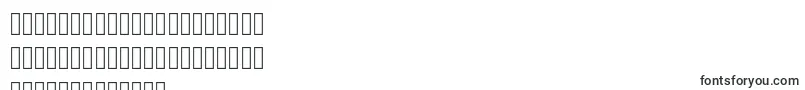 フォントZatariRegular – シンディ文字