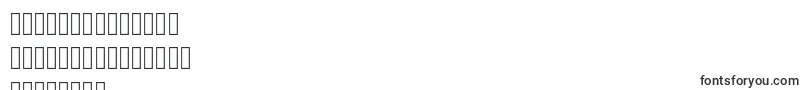 フォントZatariRegular – カンボジア文字