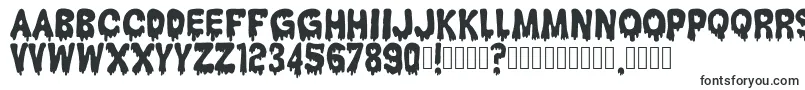 Шрифт HantuKomKom – рельефные шрифты