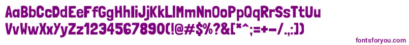 LondrinaSolid Font – Purple Fonts on White Background