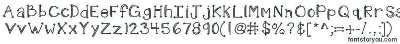 Kbshotinthedark-Schriftart – Schriften für Google Chrome