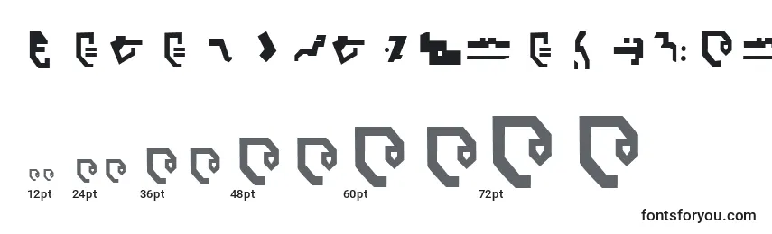 DecepticonRegular Font Sizes