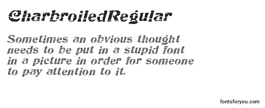 CharbroiledRegular Font