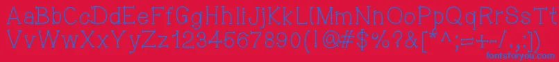 Missingmydaddytoday Font – Blue Fonts on Red Background