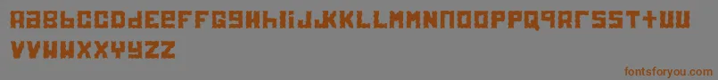 Electrol Font – Brown Fonts on Gray Background