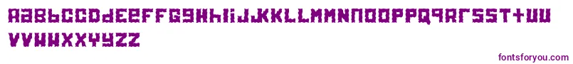 Electrol Font – Purple Fonts on White Background