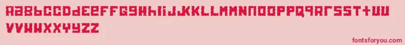 Electrol Font – Red Fonts on Pink Background