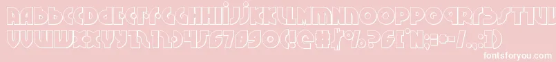 Neuralnomiconout Font – White Fonts on Pink Background