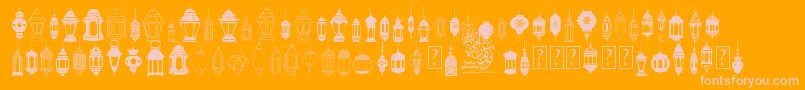 More about FotograamiLampIslamic Font FotograamiLampIslamic Font – Pink Fonts on Orange Background