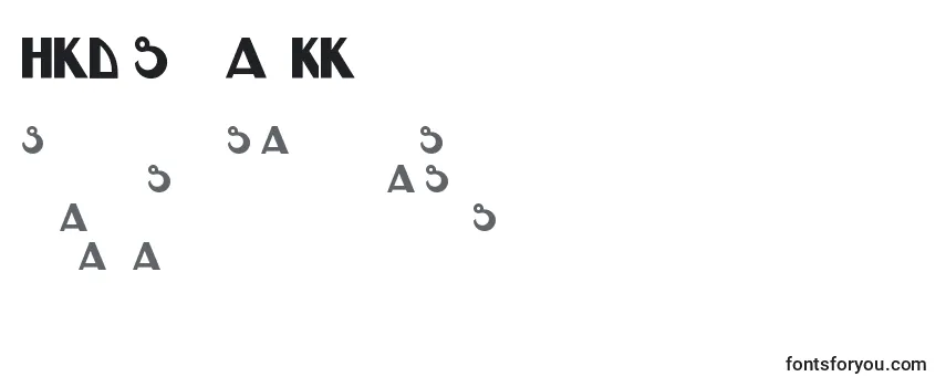 Review of the HkDisplayKk Font