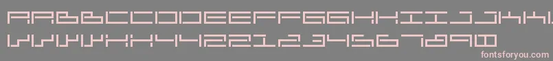 SendharAnascript Font – Pink Fonts on Gray Background