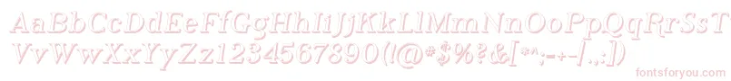 PhosphorusHydride Font – Pink Fonts on White Background
