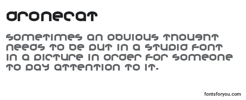 Review of the Dronecat Font