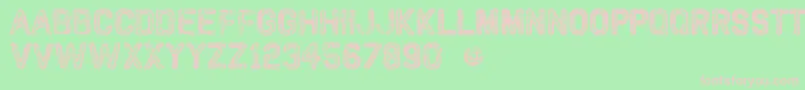 VtksClassic Font – Pink Fonts on Green Background