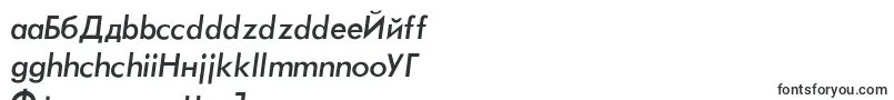 FuturaNormalItalic-fontti – slovakian fontit