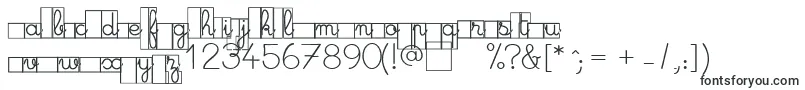 MaternellecolorCursiveCase-fontti – Fontit KOMPAS-3D:lle