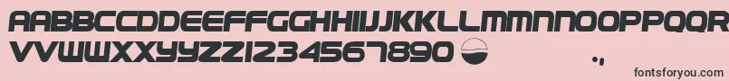 PepsiPl Font – Black Fonts on Pink Background