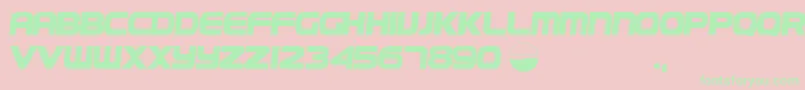 PepsiPl Font – Green Fonts on Pink Background