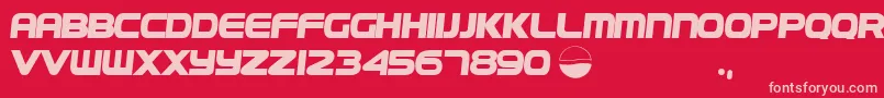 fuente PepsiPl – Fuentes Rosadas Sobre Fondo Rojo