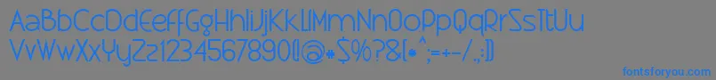 Xtravagant Font – Blue Fonts on Gray Background