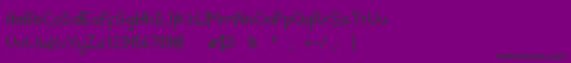 Draconianpixelsregular Font – Black Fonts on Purple Background