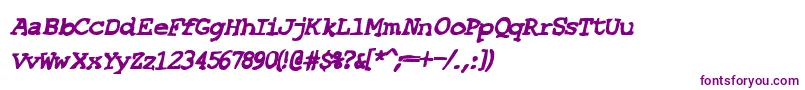 SfEspionageHeavyOblique Font – Purple Fonts