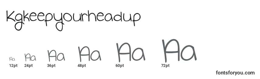 Kgkeepyourheadup Font Sizes