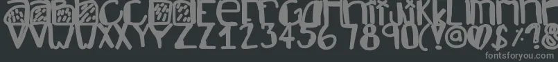 Więcej informacji o czcionce Newgodflow Czcionka Newgodflow – szare czcionki na czarnym tle