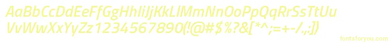 TitilliumwebSemibolditalic Font – Yellow Fonts