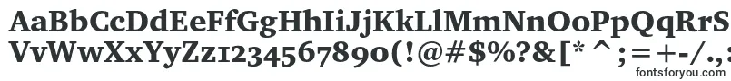 Charterblackosc-fontti – Serifeillä varustetut fontit