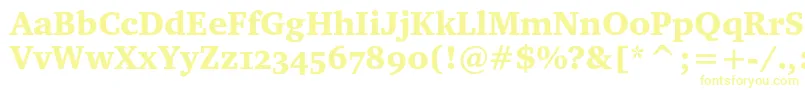 Charterblackosc Font – Yellow Fonts