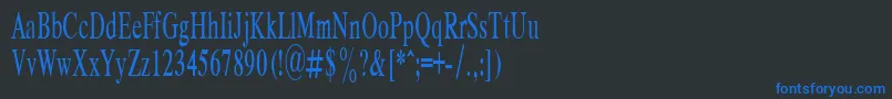 RespectPlain.001.00155n Font – Blue Fonts on Black Background