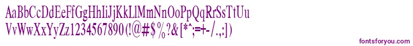 RespectPlain.001.00155n Font – Purple Fonts on White Background