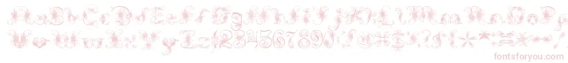 Шрифт ExtravagantPete – розовые шрифты
