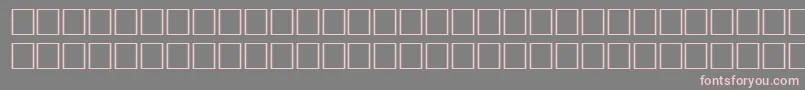 フォントRaleigh – 灰色の背景にピンクのフォント