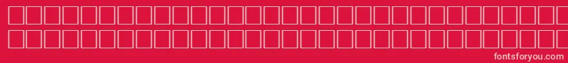 Raleigh Font – Pink Fonts on Red Background
