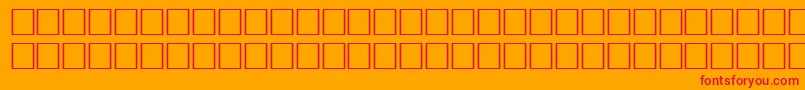 Raleigh Font – Red Fonts on Orange Background